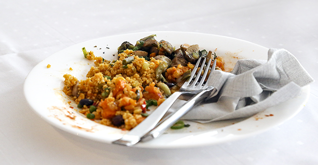 Leftovers on an plate. (Photo: Stein) Leftovers on an plate. (Photo: Stein)