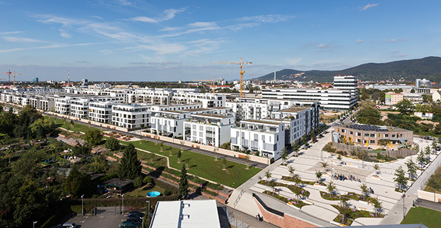 Bahnstadt Heidelberg (Foto: Buck) Bahnstadt Heidelberg (Foto: Buck)