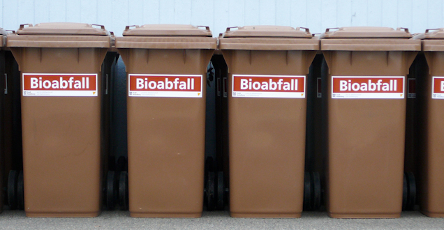 Biowaste bins (Photo: City of Heidelberg) Biowaste bins (Photo: City of Heidelberg)
