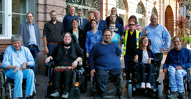 Members of the Advisory Committee for the Disabled with deputy Dr. Joachim Gerner. (Photo: Uhrig) Members of the Advisory Committee for the Disabled with deputy Dr. Joachim Gerner. (Photo: Uhrig)