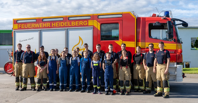 Jugendfeuerwehr Pfaffengrund (Foto: Feuerwehr Heidelberg) Jugendfeuerwehr Pfaffengrund (Foto: Feuerwehr Heidelberg)