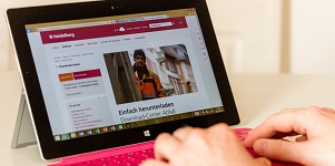 Human typing on laptop